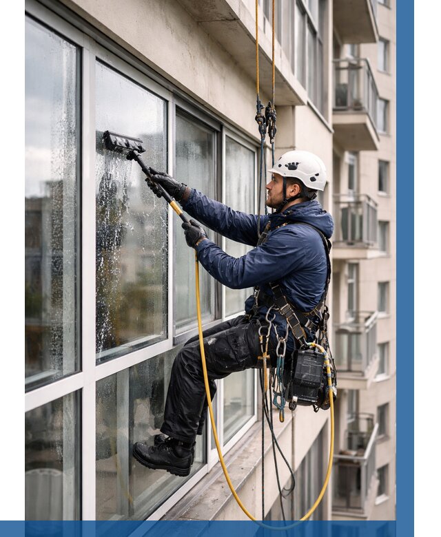 Мойка балконного остекления в Соколе от 3647 р. | ВЫСОТНИК-Скл