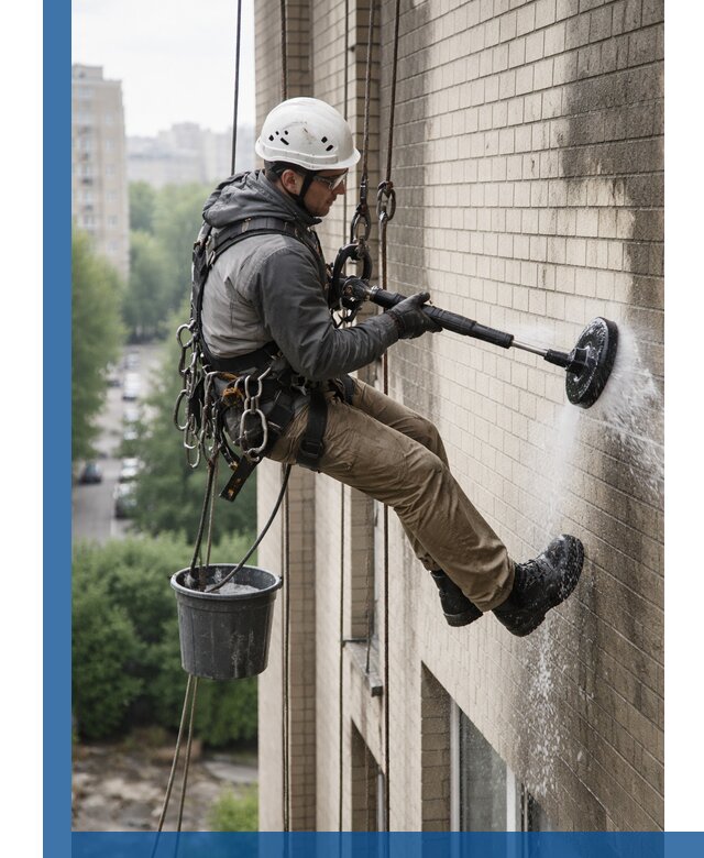 Очистка фасада от копоти в Соколе профессионально и безопасно