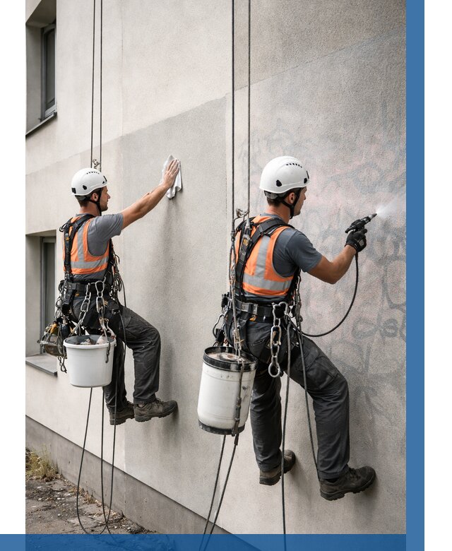 Антиграффити покрытие фасада в Соколе от 625 р. | ВЫСОТНИК-Скл