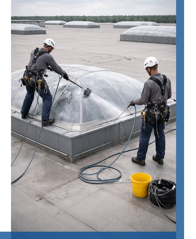 Мойка зенитных фонарей в Соколе, заказать от 4689 р. | ВЫСОТНИК-Скл