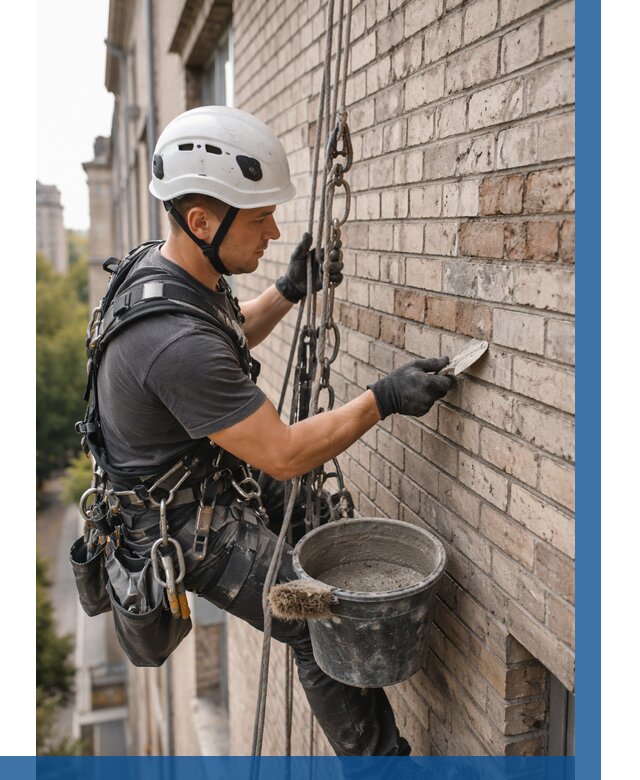 Ремонт кирпичной кладки фасада в Соколе от 1875 р. | ВЫСОТНИК-Скл