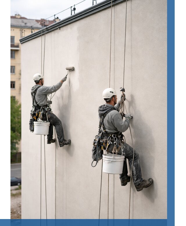 Покраска оштукатуренного фасада в Соколе от 333 р. | ВЫСОТНИК-Скл