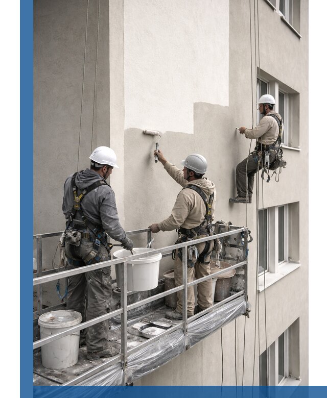 Покраска оштукатуренного фасада в Соколе под ключ с гарантией