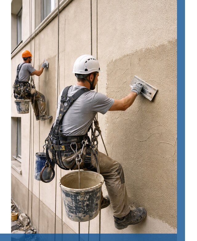 Декоративная штукатурка фасада в Соколе от 1250 р. | ВЫСОТНИК-Скл