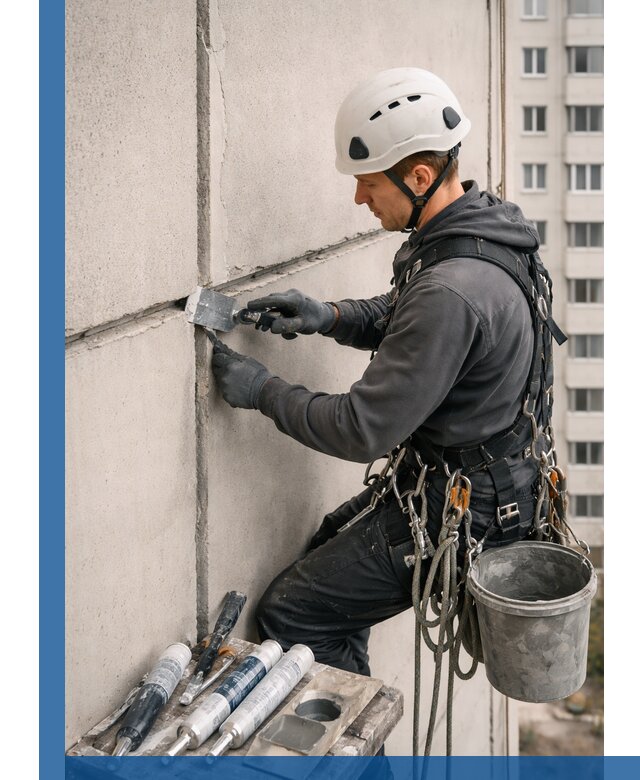 Ремонт межпанельных швов в Соколе герметизация и восстановление