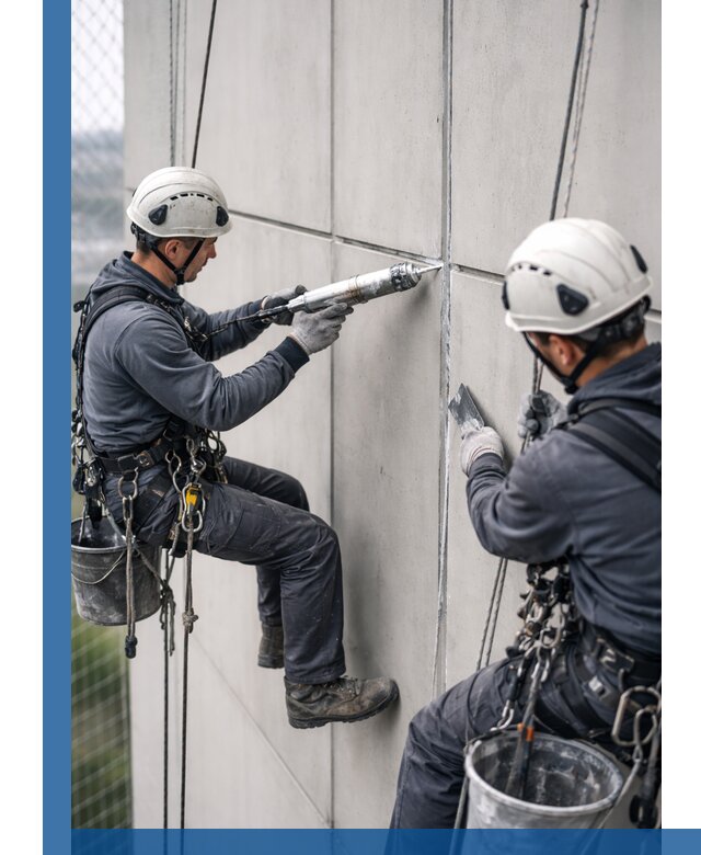 Первичная герметизация швов фасадов и кровель в Соколе