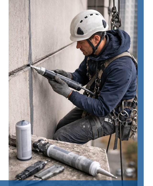 Вторичная герметизация швов в Соколе от 469 р. | ВЫСОТНИК-Скл