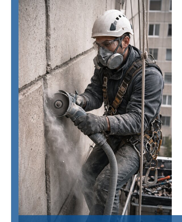 Штробление межпанельных швов в Соколе качественно и быстро