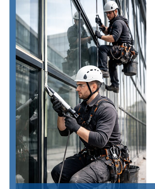 Герметизация витражных швов в Соколе для зданий и фасадов