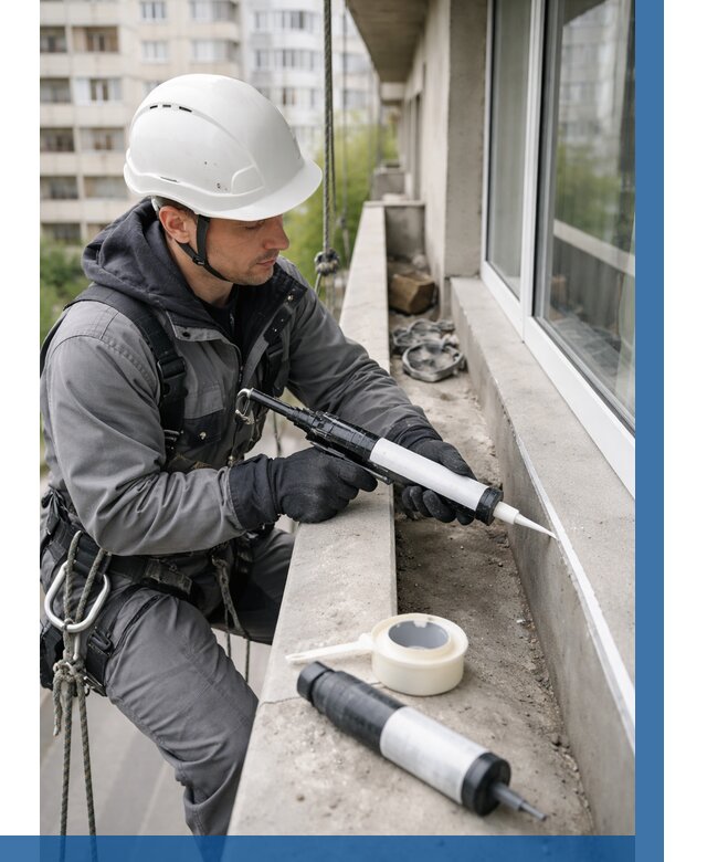 Герметизация швов лоджии в Соколе от 4689 р. | ВЫСОТНИК-Скл