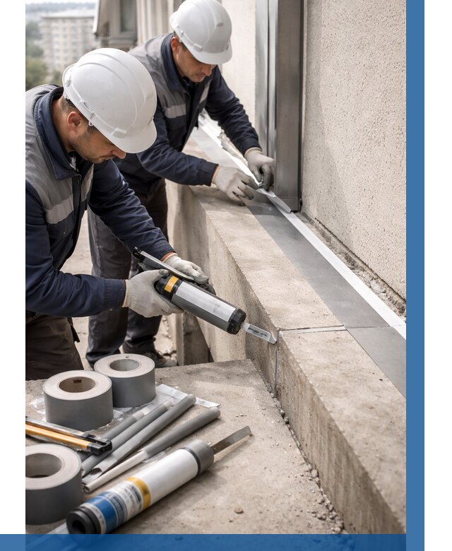 Герметизация примыкания балкона в Соколе от 4689 р. | ВЫСОТНИК-Скл