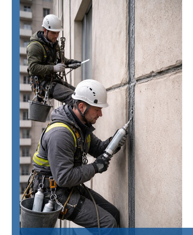 Герметизация деформационных швов фасада в Соколе качественно