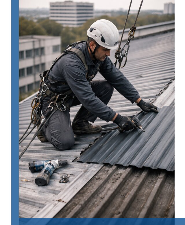 Ремонт профнастила на кровле в Соколе, работы под ключ