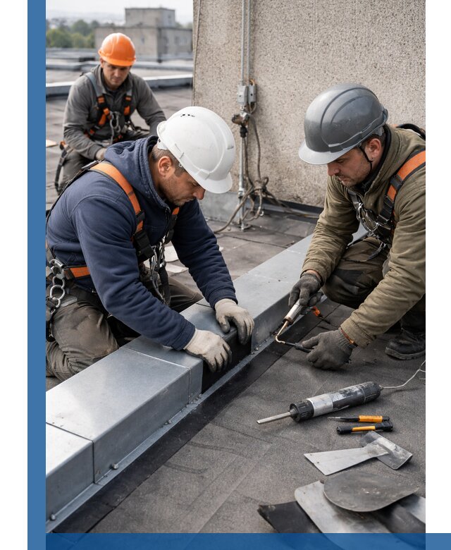 Ремонт кровельных примыканий в Соколе профессионально