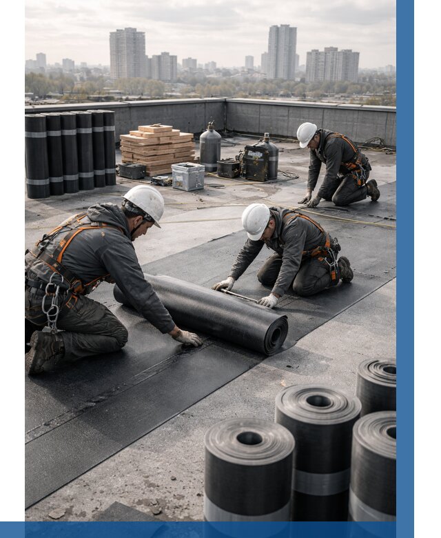 Монтаж мягкой кровли под ключ в Соколе от 469 р. | ВЫСОТНИК-Скл