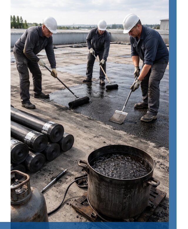 Гидроизоляция кровли мастикой в Соколе от 625 р. | ВЫСОТНИК-Скл