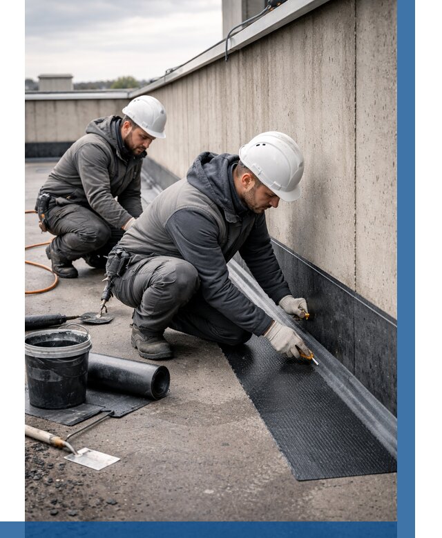 Гидроизоляция примыканий на кровле в Соколе от 938 р. | ВЫСОТНИК-Скл