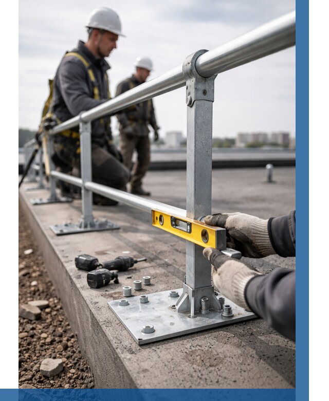 Монтаж кровельного ограждения в Соколе от 1250 р. | ВЫСОТНИК-Скл