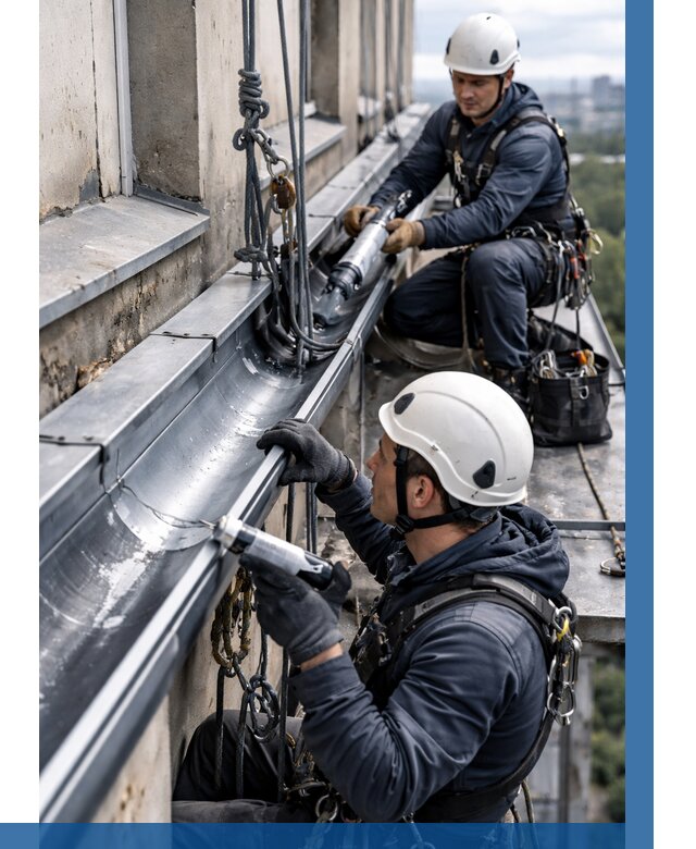 Ремонт водосточных желобов в Соколе от 6772 р. | ВЫСОТНИК-Скл