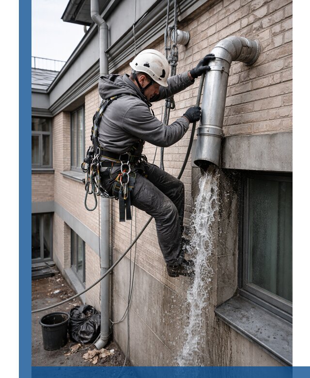 Профессиональная прочистка водосточных труб в Соколе с гарантией