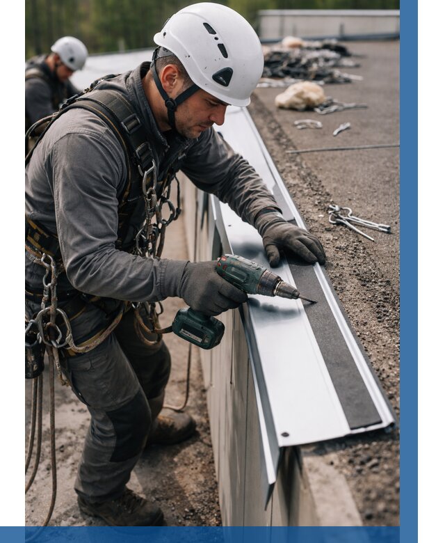 Монтаж капельника на кровле в Соколе от 313 р. | ВЫСОТНИК-Скл