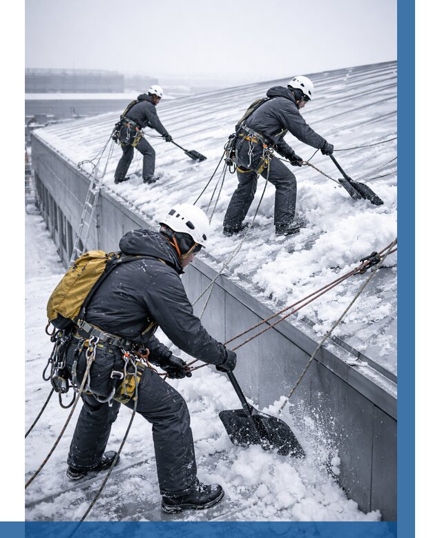 Очистка навесов от снега в Соколе от 4689 р. | ВЫСОТНИК-Скл