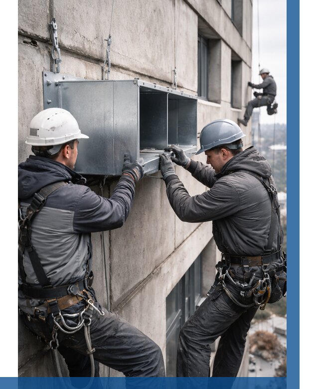 Монтаж вентиляционных коробов в Соколе от 3126 р. | ВЫСОТНИК-Скл