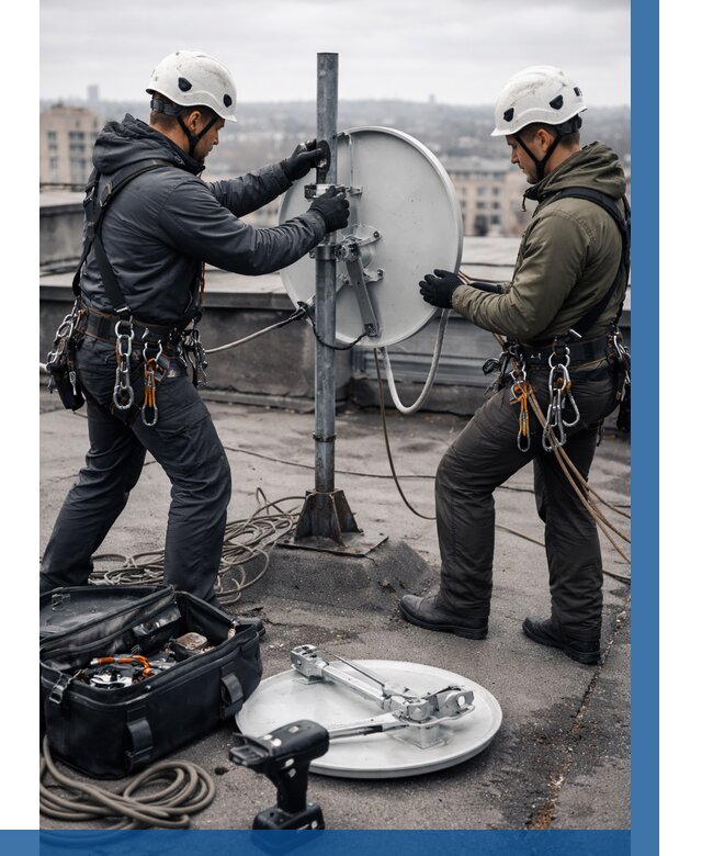 Демонтаж антенн на крыше в Соколе от 4689 р. | ВЫСОТНИК-Скл