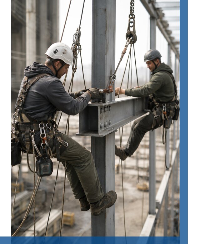 Монтаж металлоконструкций на высоте в Соколе от 3647 р. | ВЫСОТНИК-Скл