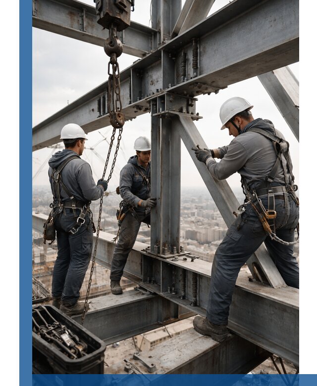 Профессиональный монтаж металлоконструкций на высоте в Соколе