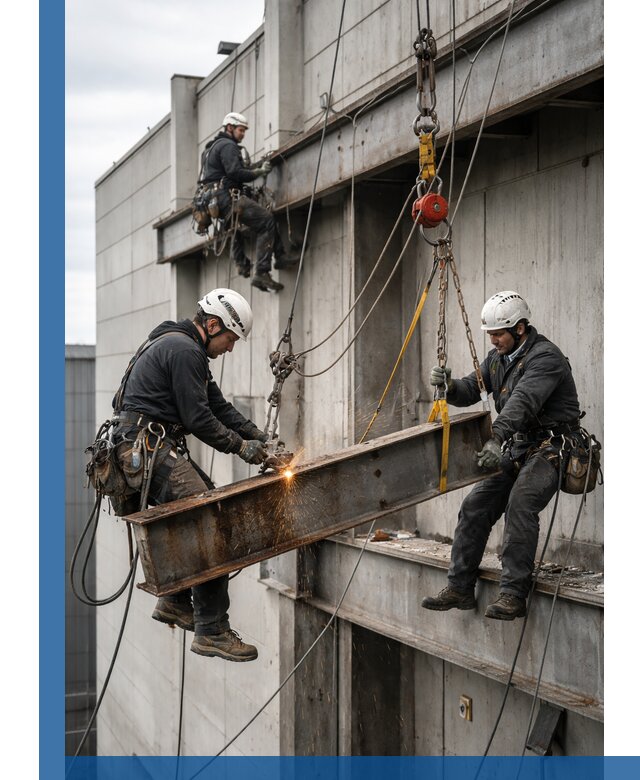 Демонтаж металлоконструкций на высоте в Соколе под ключ