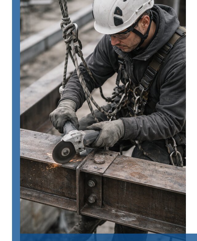 Резка металла на высоте в Соколе для зданий и конструкций