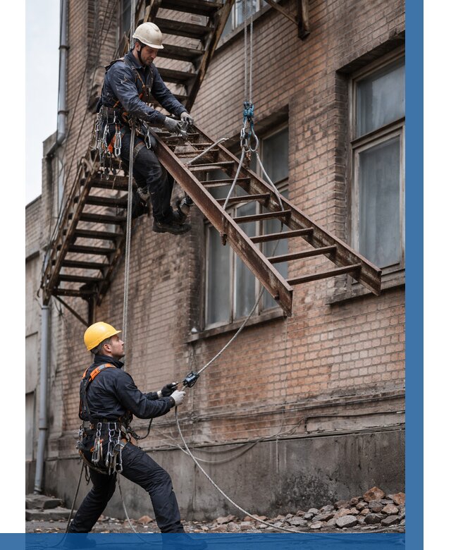 Демонтаж пожарной лестницы в Соколе от 12503 р. | ВЫСОТНИК-Скл