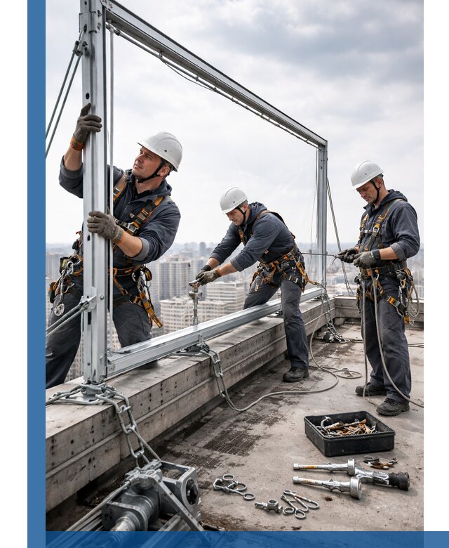 Монтаж крышных рекламных конструкций под ключ в Соколе