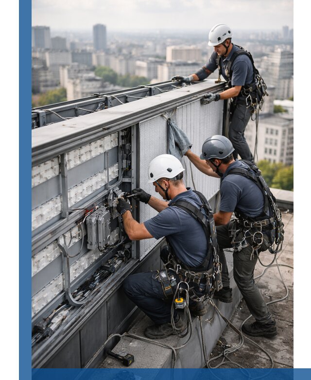 Профессиональное обслуживание крышной рекламы в Соколе под ключ