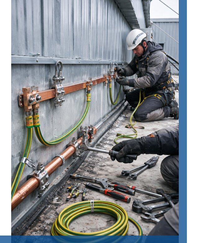 Монтаж заземления здания в Соколе от 26048 р. | ВЫСОТНИК-Скл