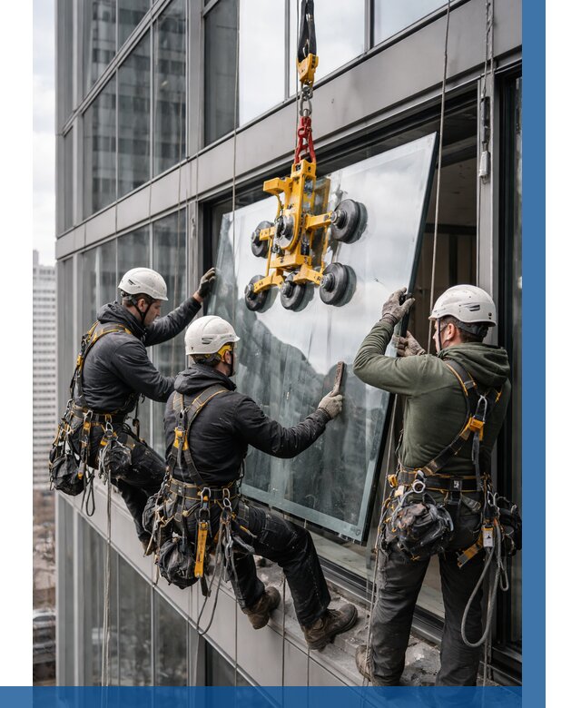 Фасадное остекление зданий под ключ в Соколе от 10419 р. | ВЫСОТНИК-Скл