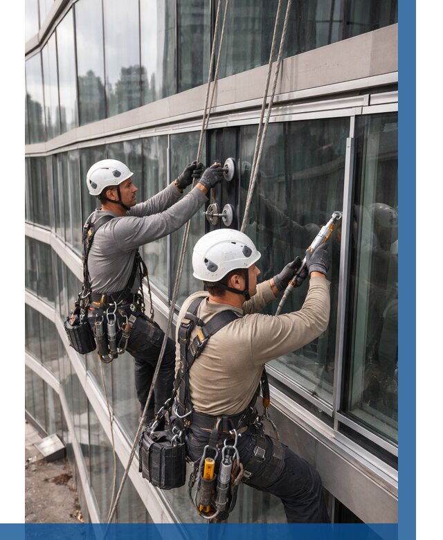 Радиусное остекление фасада в Соколе от 12503 р. | ВЫСОТНИК-Скл