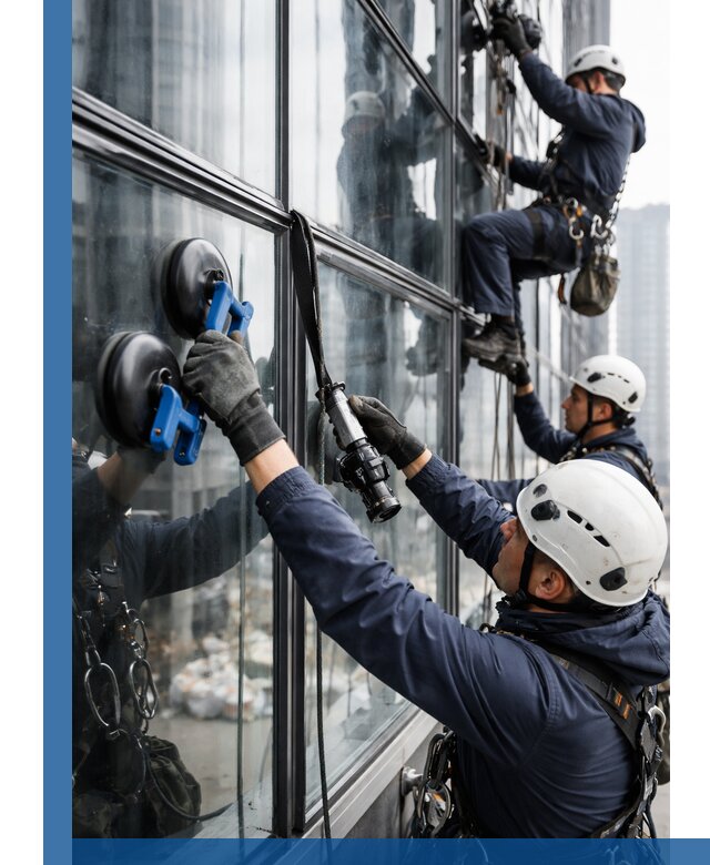 Радиусное остекление фасадов под ключ в Соколе с гарантиями