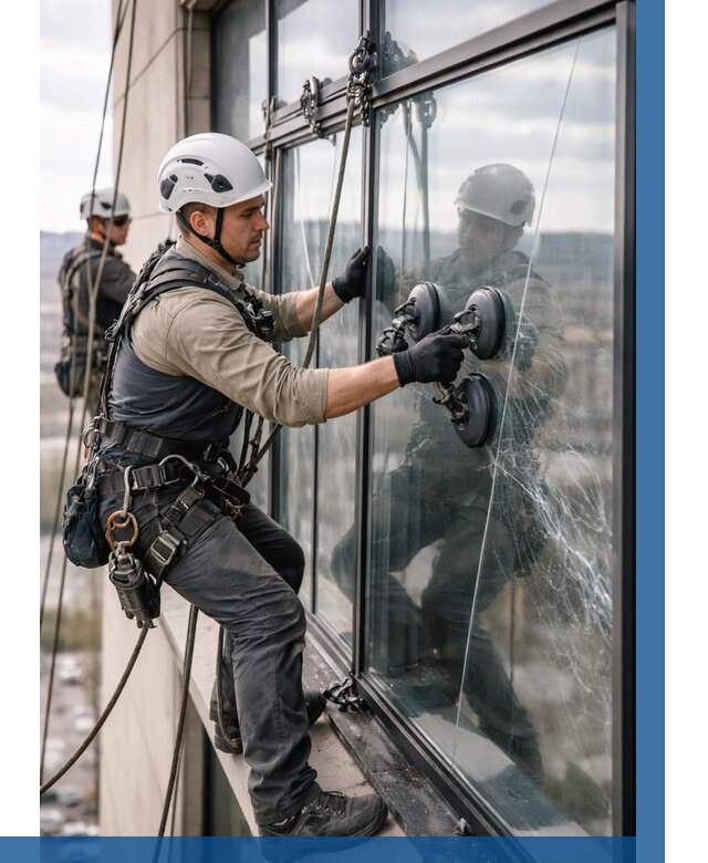 Замена стекла в витраже в Соколе под ключ от 8856 р. | ВЫСОТНИК-Скл