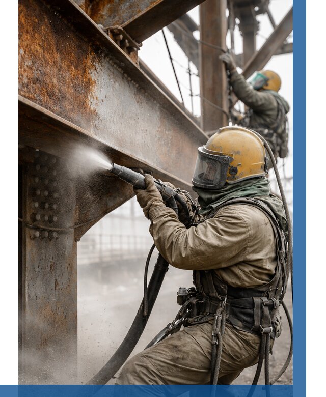 Пескоструйная очистка металлоконструкций в Соколе по 625 р. ВЫСОТНИК-Скл