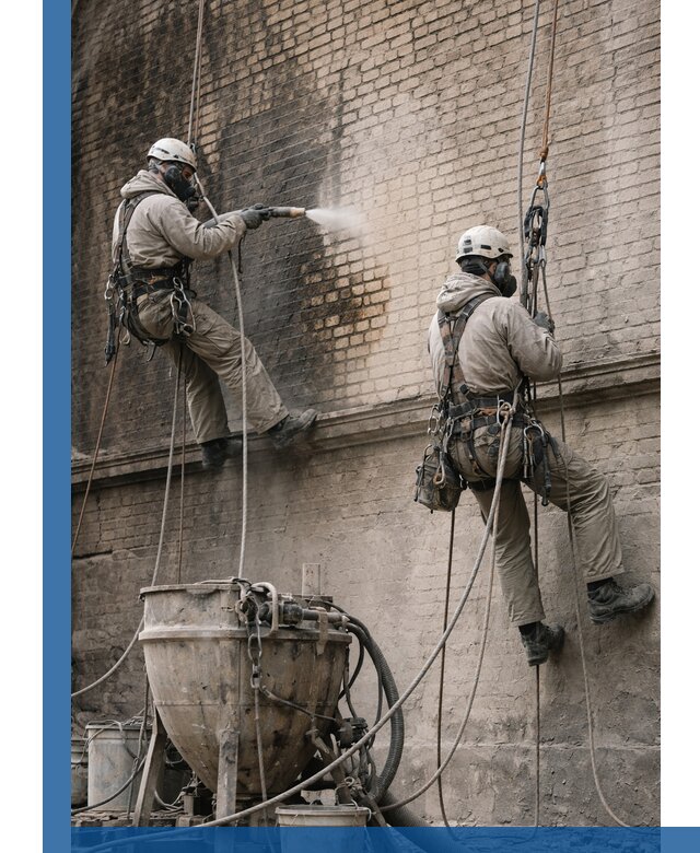 Пескоструйная очистка фасадов в Соколе профессионально