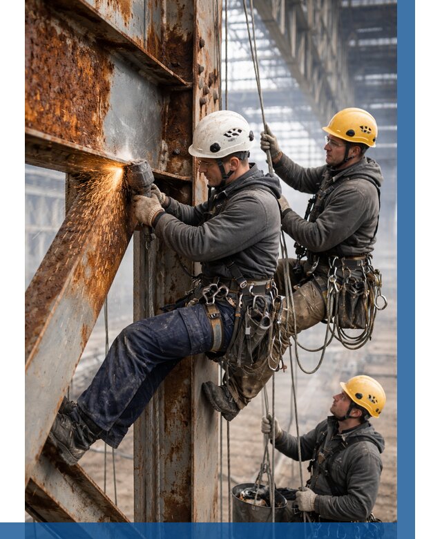 Зачистка металла от ржавчины в Соколе от 365 р. | ВЫСОТНИК-Скл