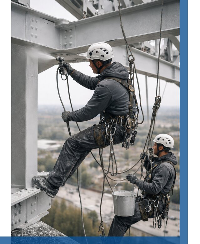 Покраска металлоконструкций на высоте в Соколе 365 р |ВЫСОТНИК-Скл