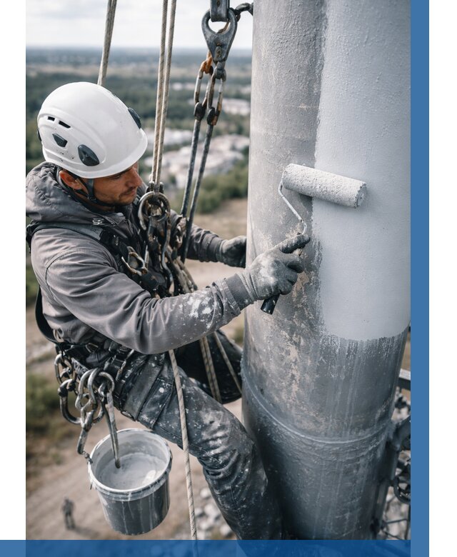 Покраска мачт связи под ключ в Соколе от 886 р. | ВЫСОТНИК-Скл