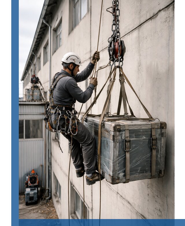 Подъем грузов на высоту в Соколе для промышленных объектов