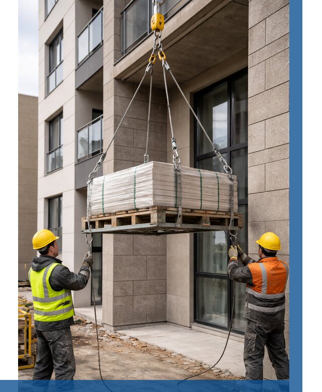 Подъем керамогранита на этаж в Соколе от 3647 р. | ВЫСОТНИК-Скл