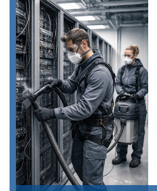 Обеспыливание серверной комнаты в Соколе, профессиональная очистка