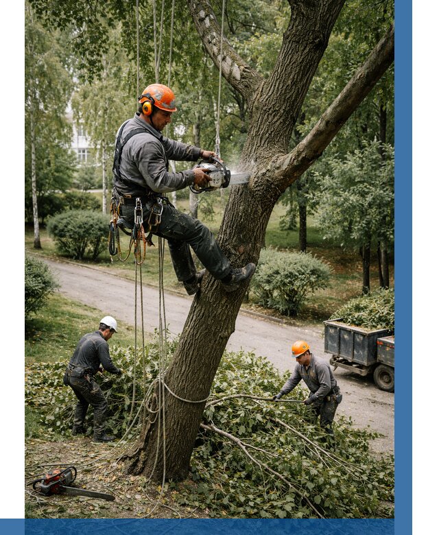 Кронирование деревьев в Соколе от 6772 р. | ВЫСОТНИК-Скл