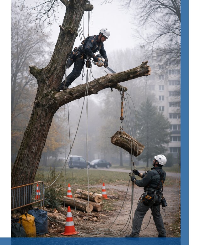 Удаление аварийных деревьев в Соколе от 15629 р. | ВЫСОТНИК-Скл